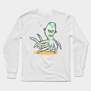 Octopus Watercolor Sea Long Sleeve T-Shirt